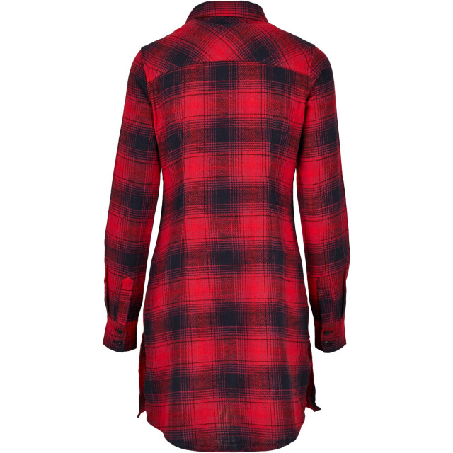 Urban Classics Dames geruite overhemdjurk UTTN198_darkbluered large