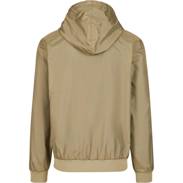 Urban Classics Heren contrast zachte shell jas UTTN202_khakigreenblack large