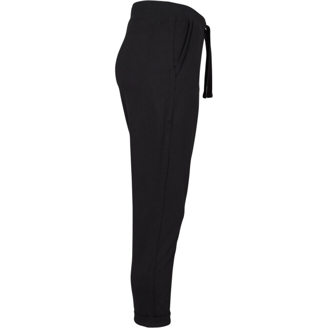 Urban Classics Dames badstof broek met open rand UTTN196_black large