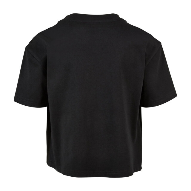 Urban Classics Meisjes geplooid organisch oversized t-shirt UTTN1467_black large