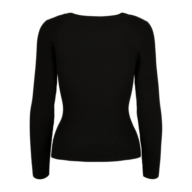 Urban Classics Dames trui met wijde hals en lange mouwen UTTN199_black large