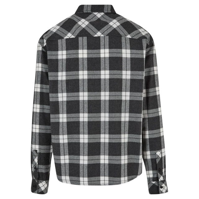 Urban Classics Geruit boxy overhemd heren UTTN200_greywhite large