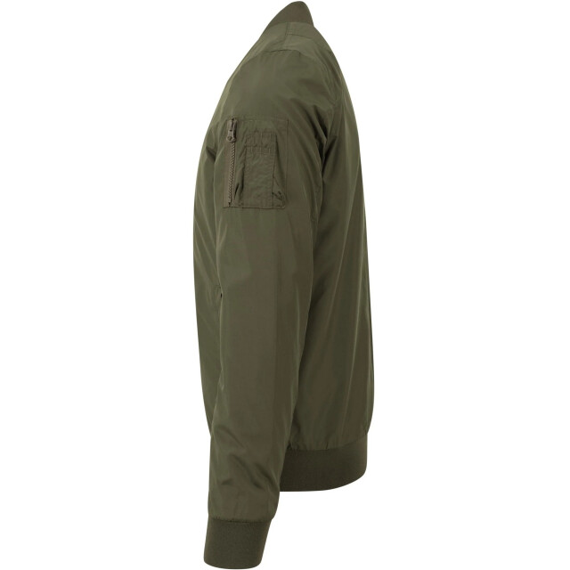 Urban Classics Lichtgewicht bomberjack heren UTTN179_darkolive large