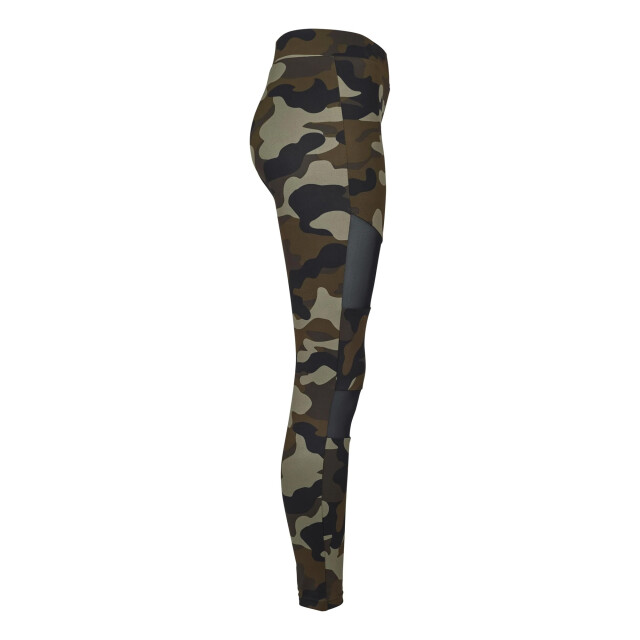 Urban Classics Dames technisch camo mesh legging UTTN184_woodcamoblack large