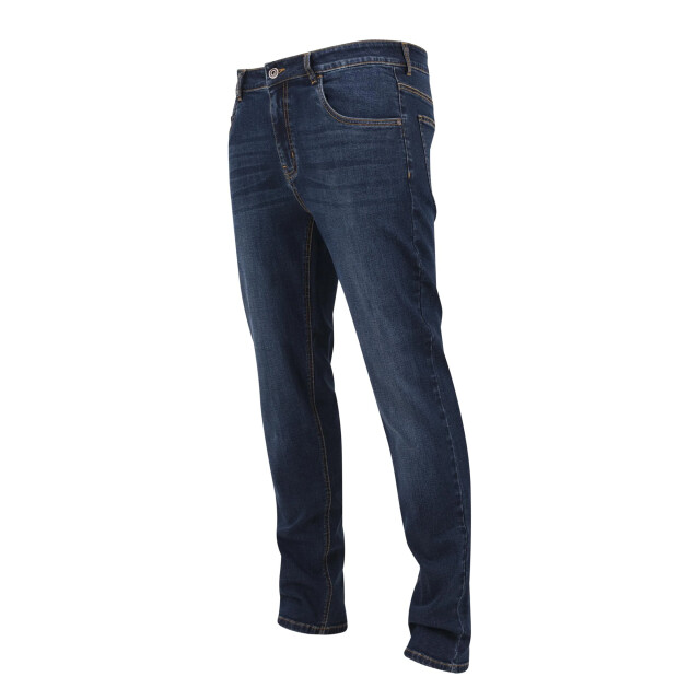 Urban Classics Heren denim stretch jeans UTTN177_darkblue large