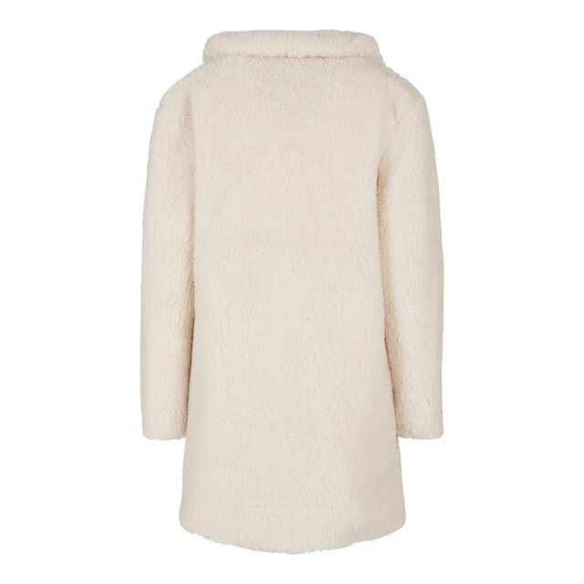 Urban Classics Dames sherpa oversized jas UTTN186_whitesand large