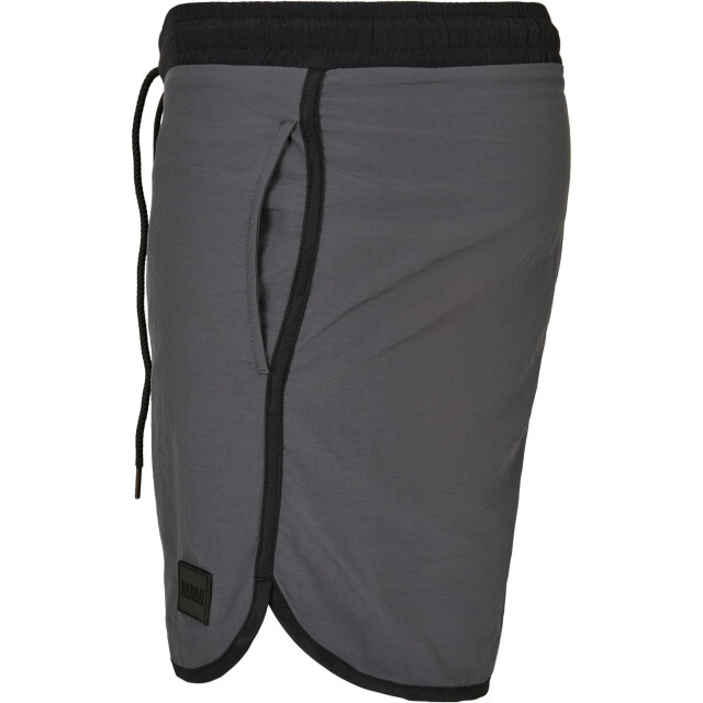 Urban Classics Heren retro zwemshort UTTN173_blackdarkshadow large
