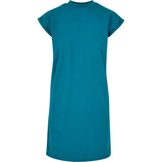 Urban Classics Dames schildpad jurk met verlengde schouder UTTN175_greenwater large