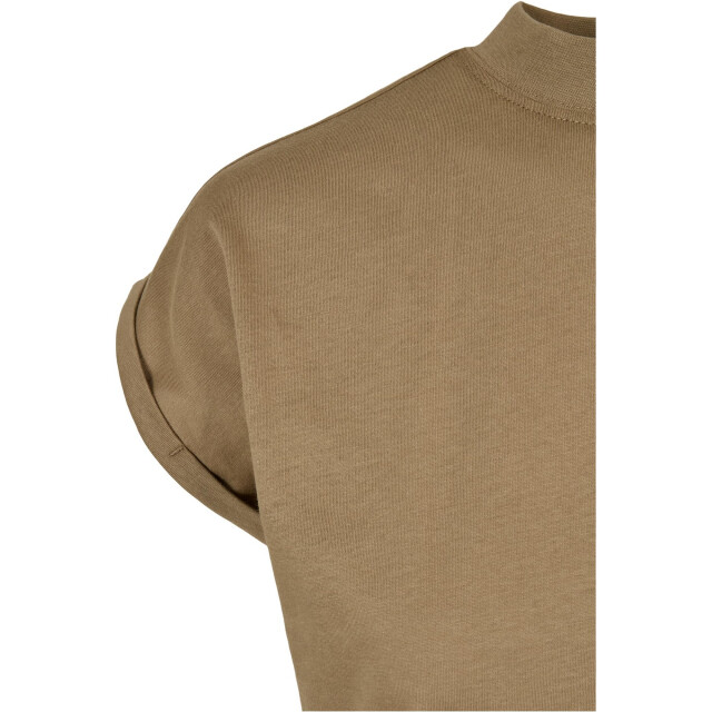 Urban Classics Dames schildpad jurk met verlengde schouder UTTN175_khakigreen large