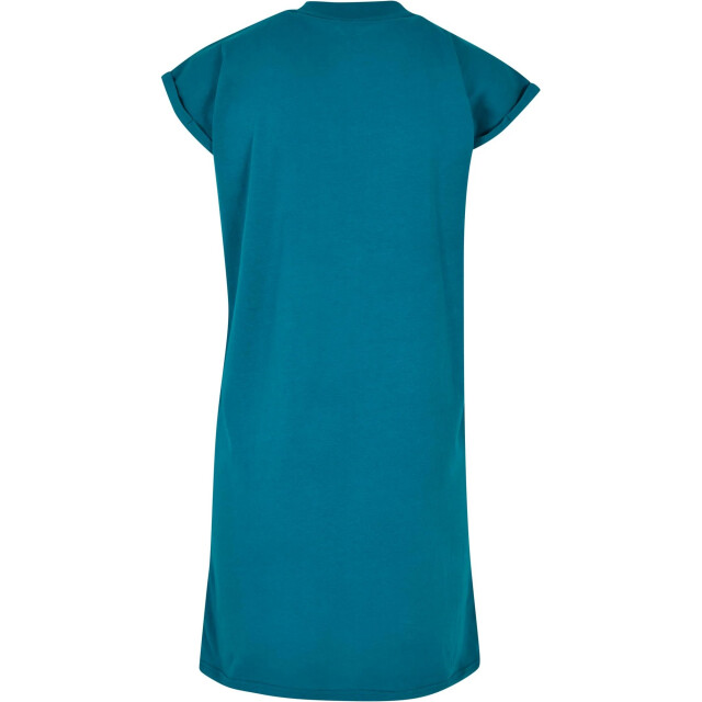Urban Classics Dames schildpad jurk met verlengde schouder UTTN175_greenwater large