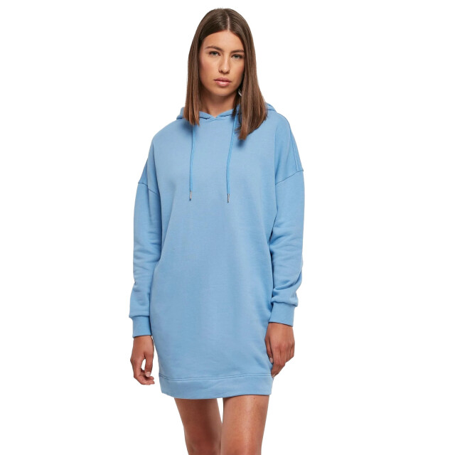 Urban Classics Dames badstof organic oversized hoodie jurk UTTN256_horizonblue large