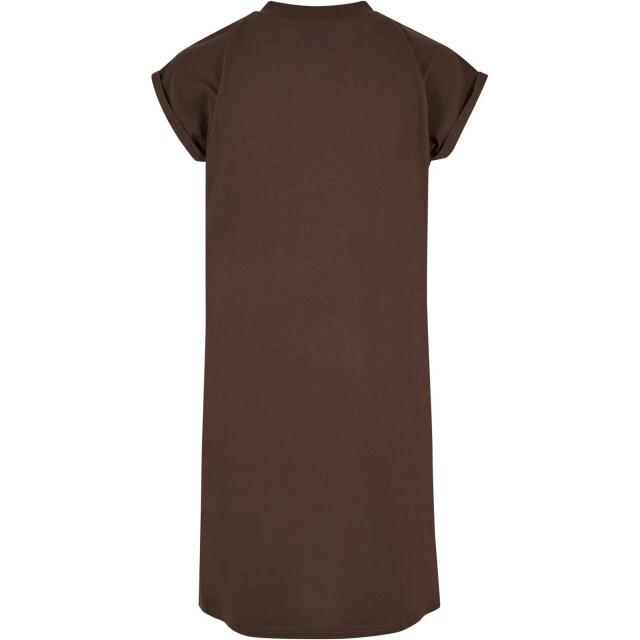 Urban Classics Dames schildpad jurk met verlengde schouder UTTN175_brown large
