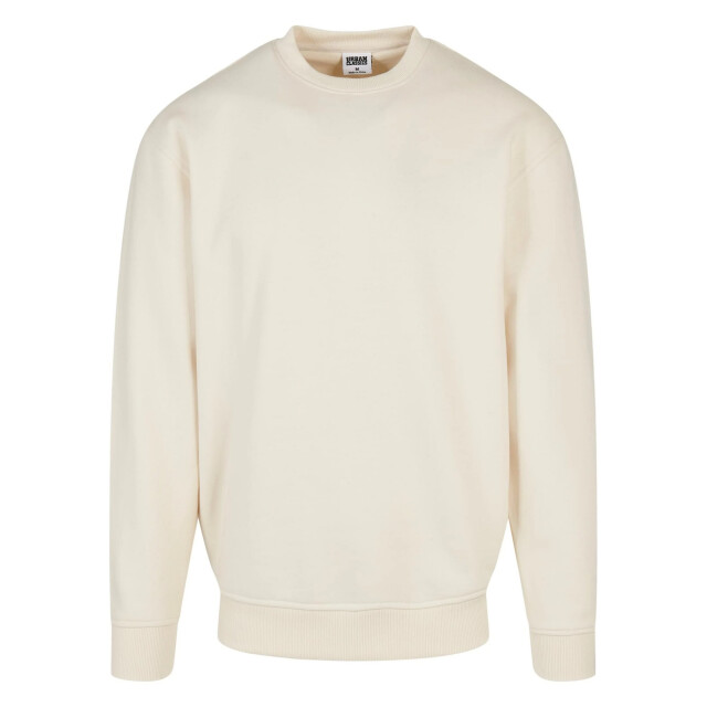 Urban Classics Heren sweatshirt met ronde hals UTTN182_whitesand large