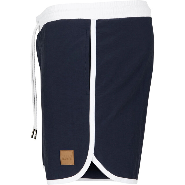 Urban Classics Heren retro zwemshort UTTN173_navywhite large