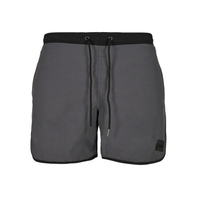 Urban Classics Heren retro zwemshort UTTN173_blackdarkshadow large