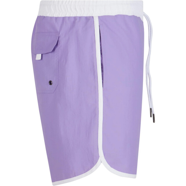 Urban Classics Heren retro zwemshort UTTN173_lavenderwhite large