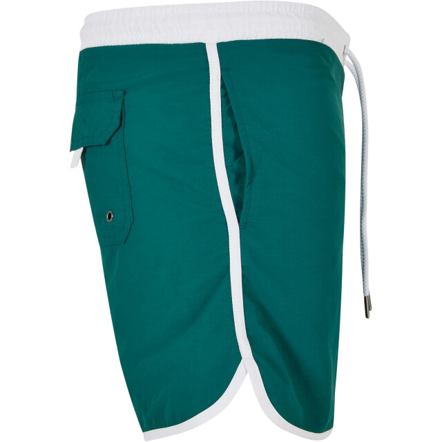 Urban Classics Heren retro zwemshort UTTN173_whitegreen large