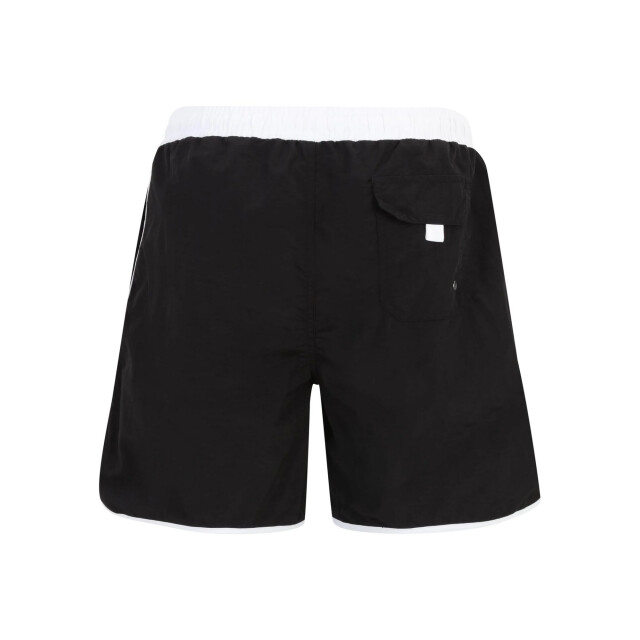 Urban Classics Heren retro zwemshort UTTN173_blackwhite large