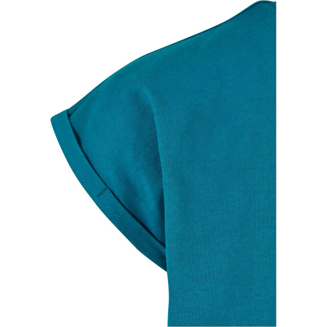 Urban Classics Dames schildpad jurk met verlengde schouder UTTN175_greenwater large