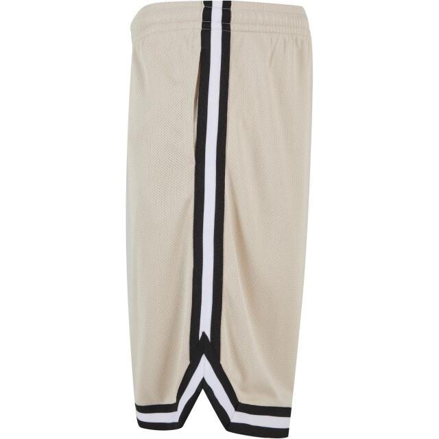 Urban Classics Heren mesh streep shorts UTTN170_softseagrassblackwhite large