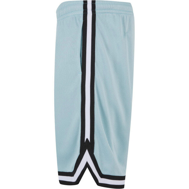 Urban Classics Heren mesh streep shorts UTTN170_oceanblueblackwhite large