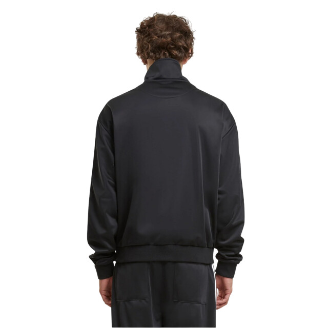 Urban Classics Heren retro tricot track jacket UTTN1693_black large