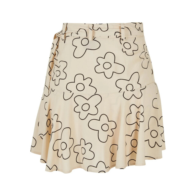 Urban Classics Dames bloem mini skort UTTN1700_softseagrass large