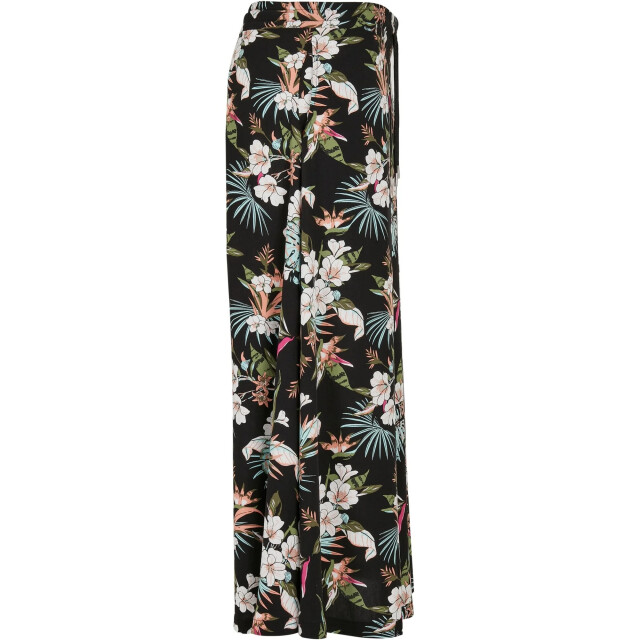 Urban Classics Dames tropical viscose midi rok UTTN1688_black large