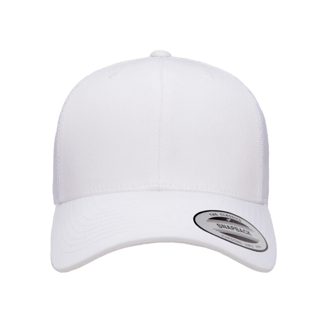 Flexfit Retro trucker pet kinderen/kinderen UTTN1689_white large