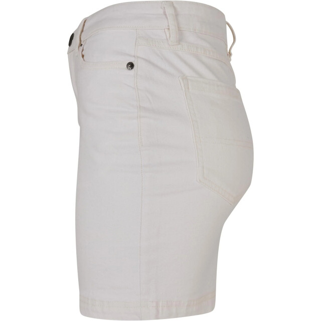 Urban Classics Dames denim organic minirok UTTN1682_offwhiteraw large