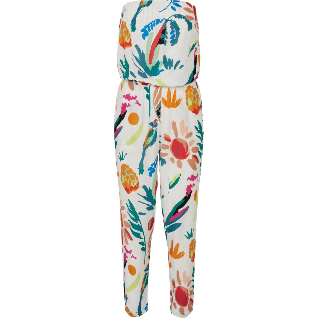 Urban Classics Dames fruit viscose bandeau jumpsuit UTTN1648_whitesand large