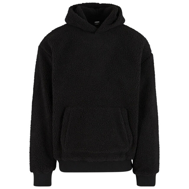 Urban Classics Heren teddy fleece oversized hoodie UTTN1676_black large