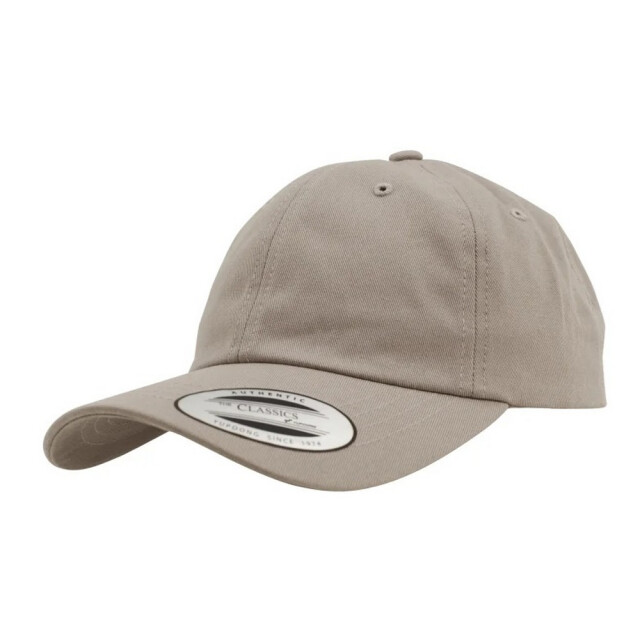 Flexfit Kinder/kids katoen twill laag profiel baseball cap UTTN1686_khaki large