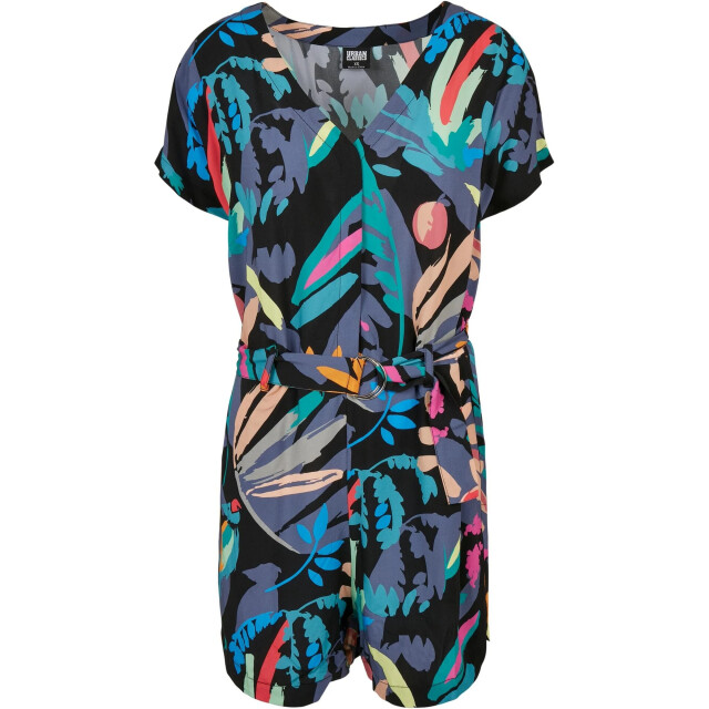 Urban Classics Dames fruit riem korte jumpsuit UTTN1652_black large