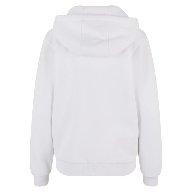 Urban Classics Dames fluffy full zip hoodie UTTN1640_white large
