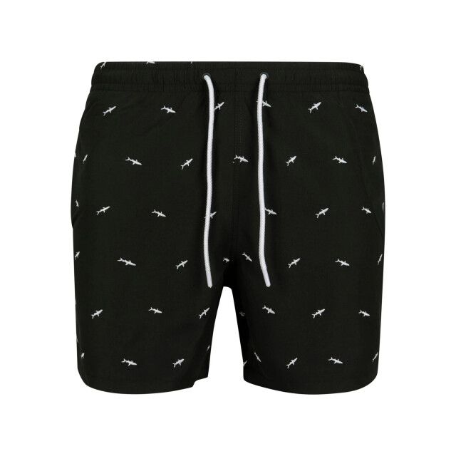 Urban Classics Heren shark zwemshort UTTN1657_blackwhite large