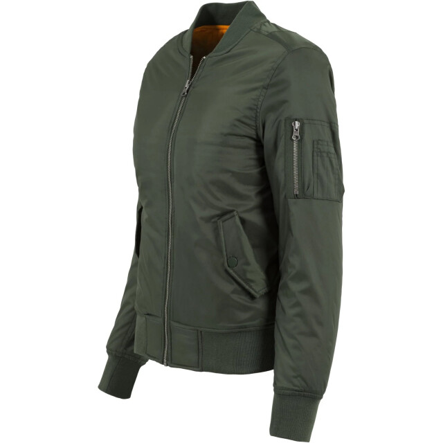 Urban Classics Dames basic bomberjack UTTN164_olive large