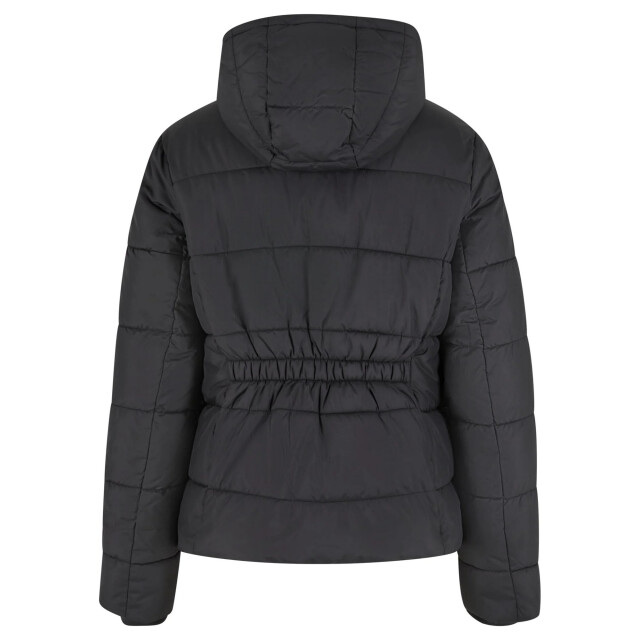 Urban Classics Dames korte pufferjas met capuchon UTTN1635_black large