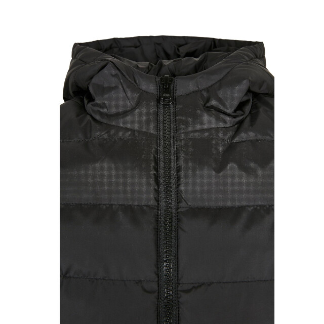 Urban Classics Heren baffled gilet met capuchon UTTN1637_black large