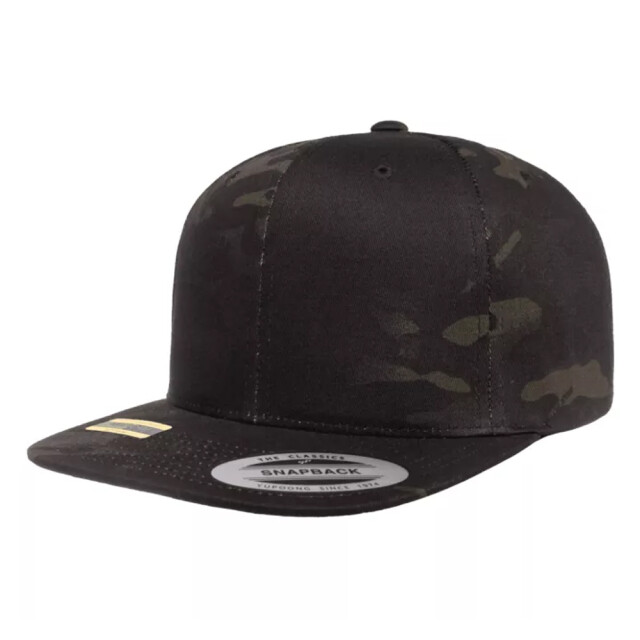 Flexfit Klassieke camo snapback cap UTTN1624_black large