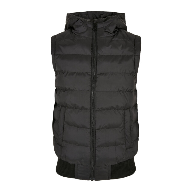 Urban Classics Heren baffled gilet met capuchon UTTN1637_black large
