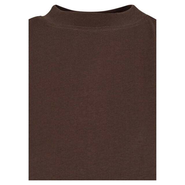 Urban Classics Dames schildpad jurk met verlengde schouder UTTN175_brown large