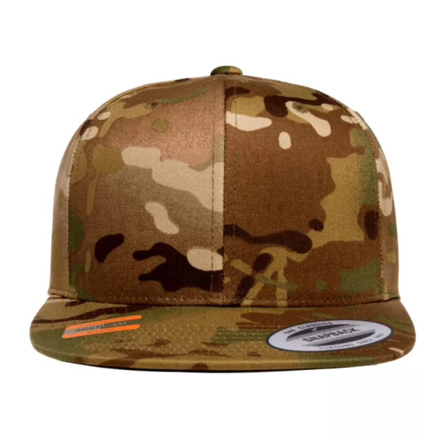 Flexfit Klassieke camo snapback cap UTTN1624_khakigreen large