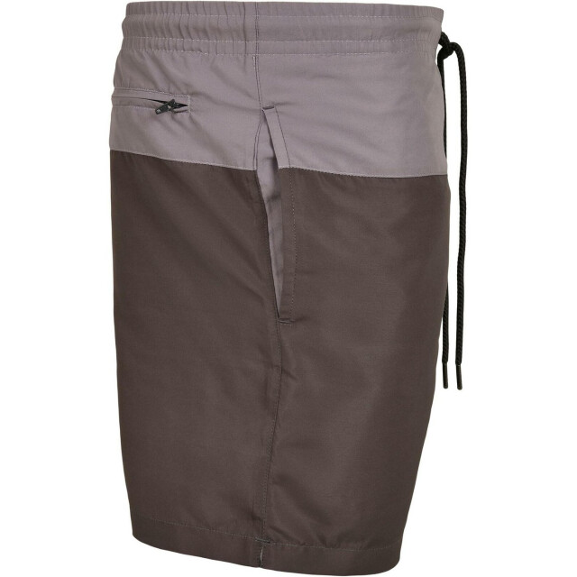 Urban Classics Heren blok zwemshorts UTTN159_blackbirdasphalt large