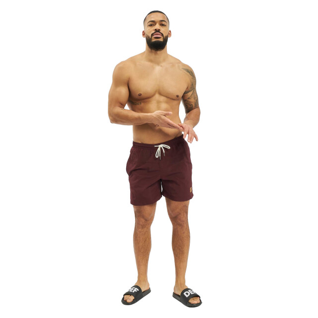 Urban Classics Heren blok zwemshorts UTTN159_cherry large