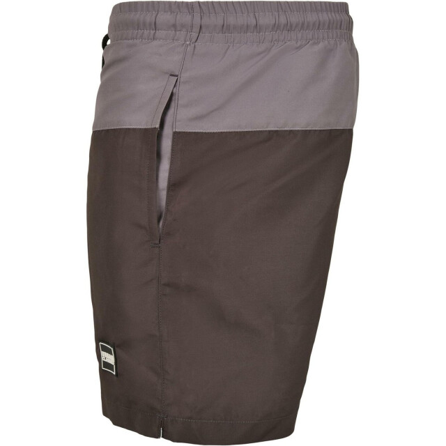 Urban Classics Heren blok zwemshorts UTTN159_blackbirdasphalt large