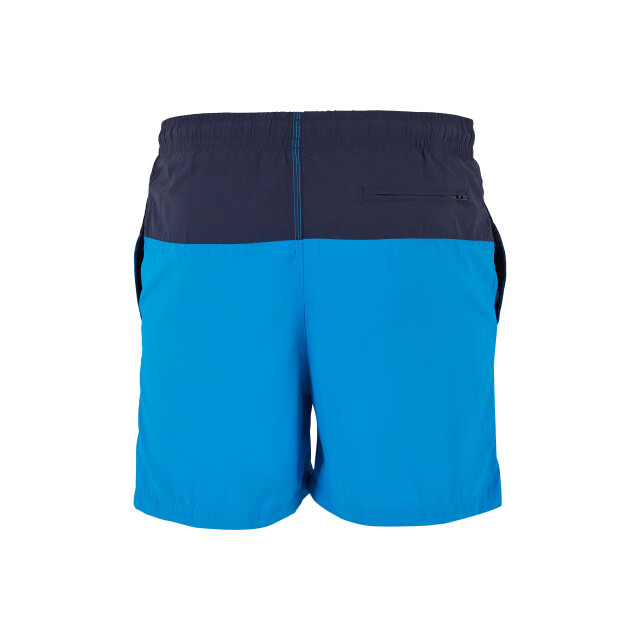 Urban Classics Heren blok zwemshorts UTTN159_navyturquoise large