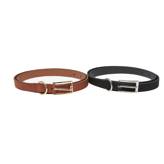 Urban Classics Grove riem van synthetisch leer (set van 2) UTTN1623_blackgoldsilver large