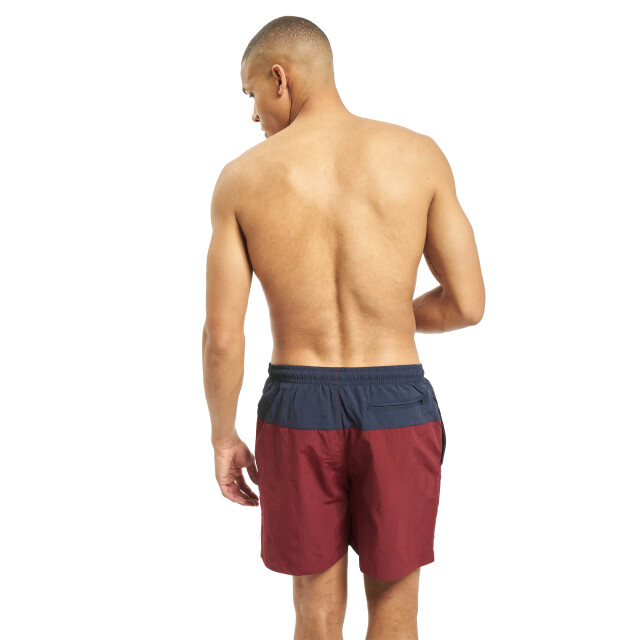 Urban Classics Heren blok zwemshorts UTTN159_navyburgundy large