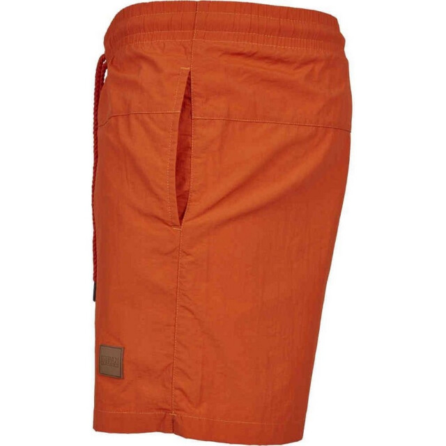 Urban Classics Heren blok zwemshorts UTTN159_orangerust large